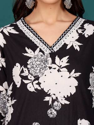 Women Ethnic Motifs Printed Regular Pure Cotton Kurta with Trousers & With Dupatta 3