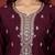 Ethnic Motifs Embroidered Notch Neck Zari Straight Kurta With Trousers & Dupatta