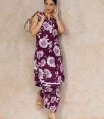 Women Floral Printed Regular Pure Cotton Kurta with Palazzos