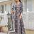 Women Floral Printed Angrakha Sequinned Kurta with Trousers & With Dupatta