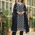 Floral Embroidered Notch Neck Pure Cotton Kurta With Trousers & Dupatta