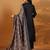 V-Neck Straight Kurta With Trousers And Dupatta