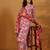 Floral Printed Notch Neck Kurta With Trousers & Dupatta