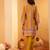 Ethnic Motifs Printed Chanderi Silk Notch Neck Straight Kurta With Trousers