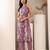 Floral Printed V-Neck Empire Straight Kurta With Trouser
