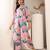 Floral Printed Bell Sleeves Straight Kurta With Trouser