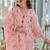 Women Floral Embroidered Regular Thread Work Pure Cotton Kurta with Trousers & With Dupatta