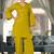 Green Embroidered V-Neck Flared Sleeves Straight Kurta With Trousers