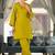 Green Embroidered V-Neck Flared Sleeves Straight Kurta With Trousers