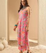 Women Floral Printed Regular Pure Cotton Kurta with Palazzos