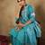 Women Floral Embroidered Regular Thread Work Kurta with Trousers & Dupatta
