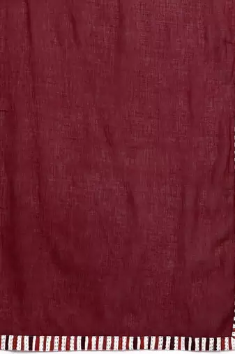 Women Printed Pleated Thread Work Pure Cotton Kurta with Palazzos & With Dupatta