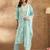 Women Floral Embroidered Pure Cotton Kurta with Trousers & Dupatta