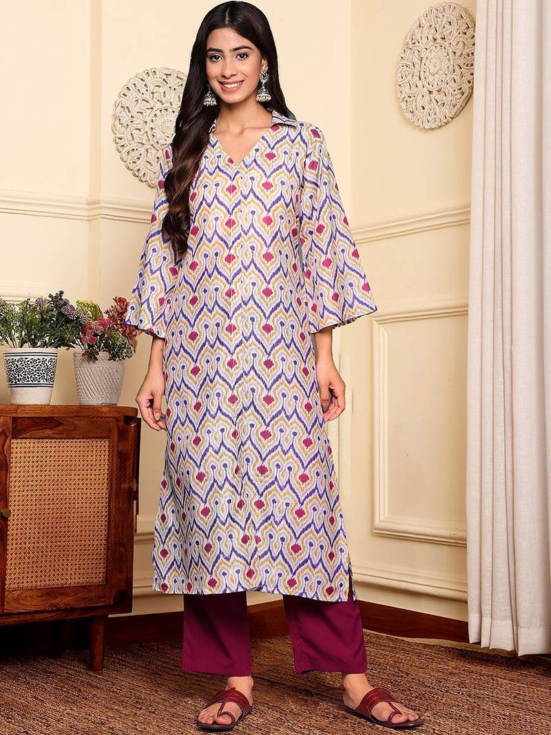 Women Regular Kurta with Trousers