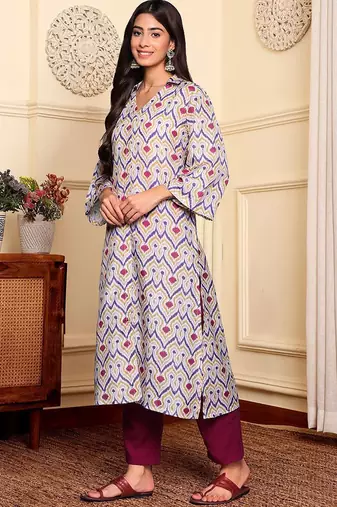 Women Regular Kurta with Trousers