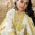 Women Floral Printed Pleated Pure Cotton Kurta with Trousers & Dupatta