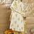 Women Floral Printed Pleated Pure Cotton Kurta with Trousers & Dupatta