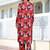 Women Printed Regular Kurta with Trousers
