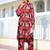 Women Printed Regular Kurta with Trousers