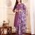 Women Floral Printed Regular Beads and Stones Kurta with Trouser & Dupatta