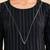 Women Striped Regular Gotta Patti Silk Crepe Kurta with Trouser