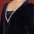 Women V Neck Zari Embroidered Velvet Kurta with Trouser