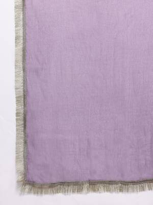 Ethnic Motifs Embroidered Regular Kurta with Trousers & With Dupatta 4