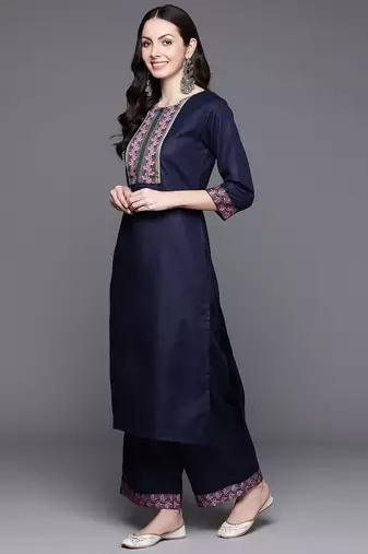 Women Yoke Design Kurta with Palazzos & Dupatta