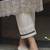 Cream-Coloured & Black Floral Embroidered Thread Work Linen Kurta Set