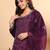 Floral Embroidered Regular Thread Work Straight Kurta with Trousers & Dupatta