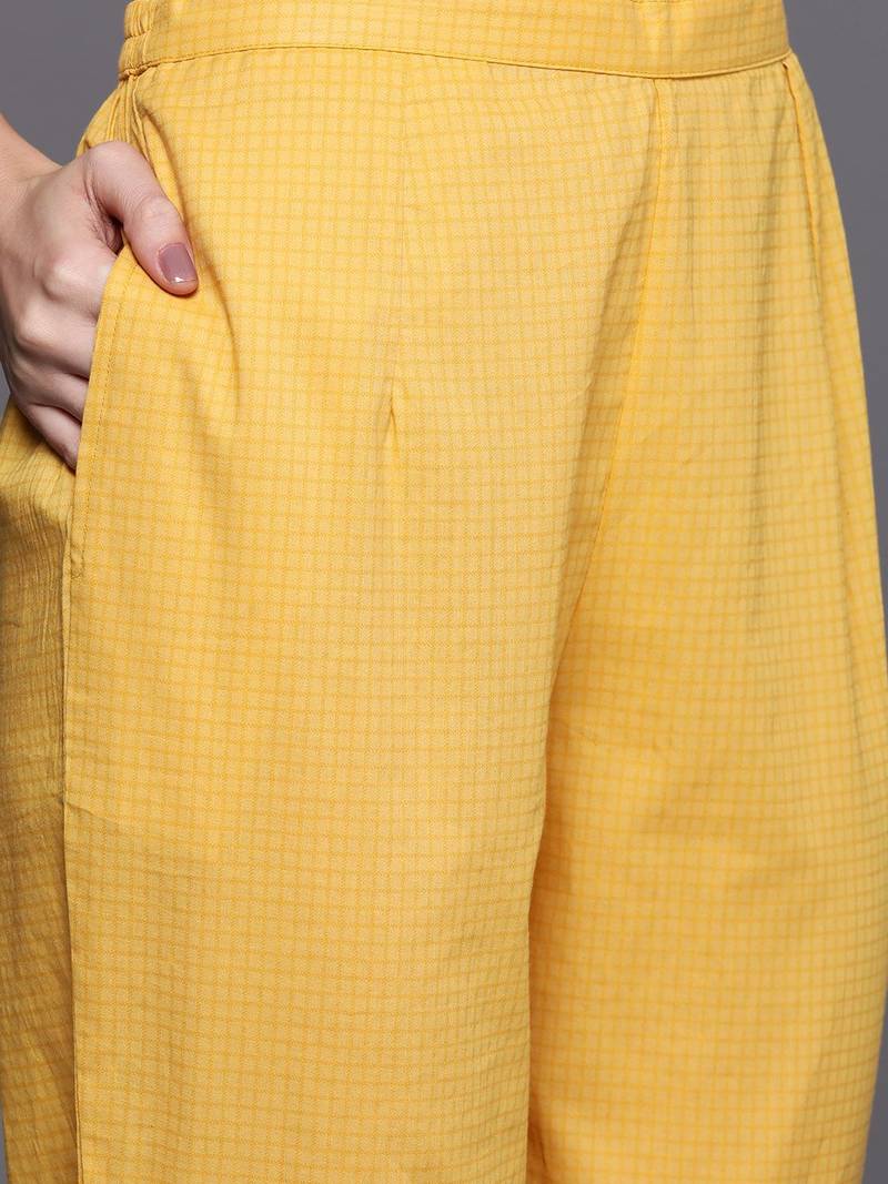 Floral Printed Kurta with Trousers & With Dupatta
