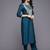 Ethnic Motifs Embroidered Zari Kurta With Trousers & Dupatta