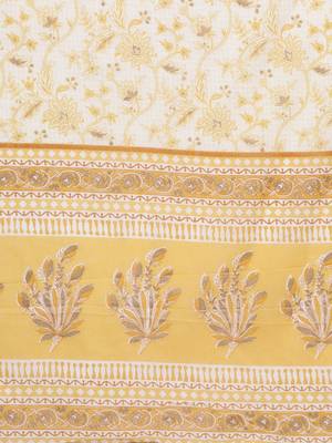 Floral Printed Kurta with Trousers & With Dupatta 4