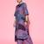 Abstract Printed Mandarin Collar Straight Kurta with Trousers