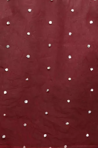 Floral Yoke Design Chanderi Silk Straight Kurta & Trousers With Dupatta