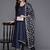 Women Empire Sequinned Kurta with Trousers & With Dupatta