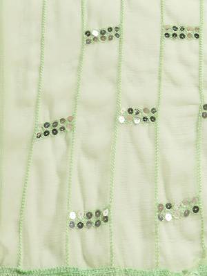 Floral Printed Empire Mirror Work Anarkali Kurta with Sharara & With Dupatta 4