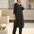 V Neck A-Line Kurta with Trousers