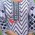Geometric Printed Straight Kurta With Trousers & Dupatta