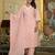 Floral Embroidered Chikankari Straight Kurta With Trousers & Dupatta