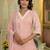 Floral Embroidered Chikankari Straight Kurta With Trousers & Dupatta