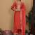Yoke Design Zari Embroidered Sequinned Kurta with Trousers & Dupatta