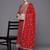 Ethnic Motifs Printed Regular Sequinned Kurta With Trousers & Dupatta