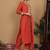 Yoke Design Zari Embroidered Sequinned Kurta with Trousers & Dupatta