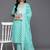 Floral Printed Regular Sequinned Pure Cotton Kurta With Trousers & Dupatta