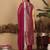 Women Brocade Princess cut A Line Halter Neck Kurta with Trouser & Dupatta