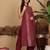 Women Brocade Princess cut A Line Halter Neck Kurta with Trouser & Dupatta