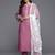 Floral Thread Embroidered Straight Kurta & Trousers With Dupatta