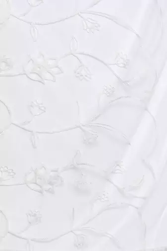 Floral Thread Embroidered Straight Kurta & Trousers With Dupatta