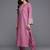 Floral Thread Embroidered Straight Kurta & Trousers With Dupatta